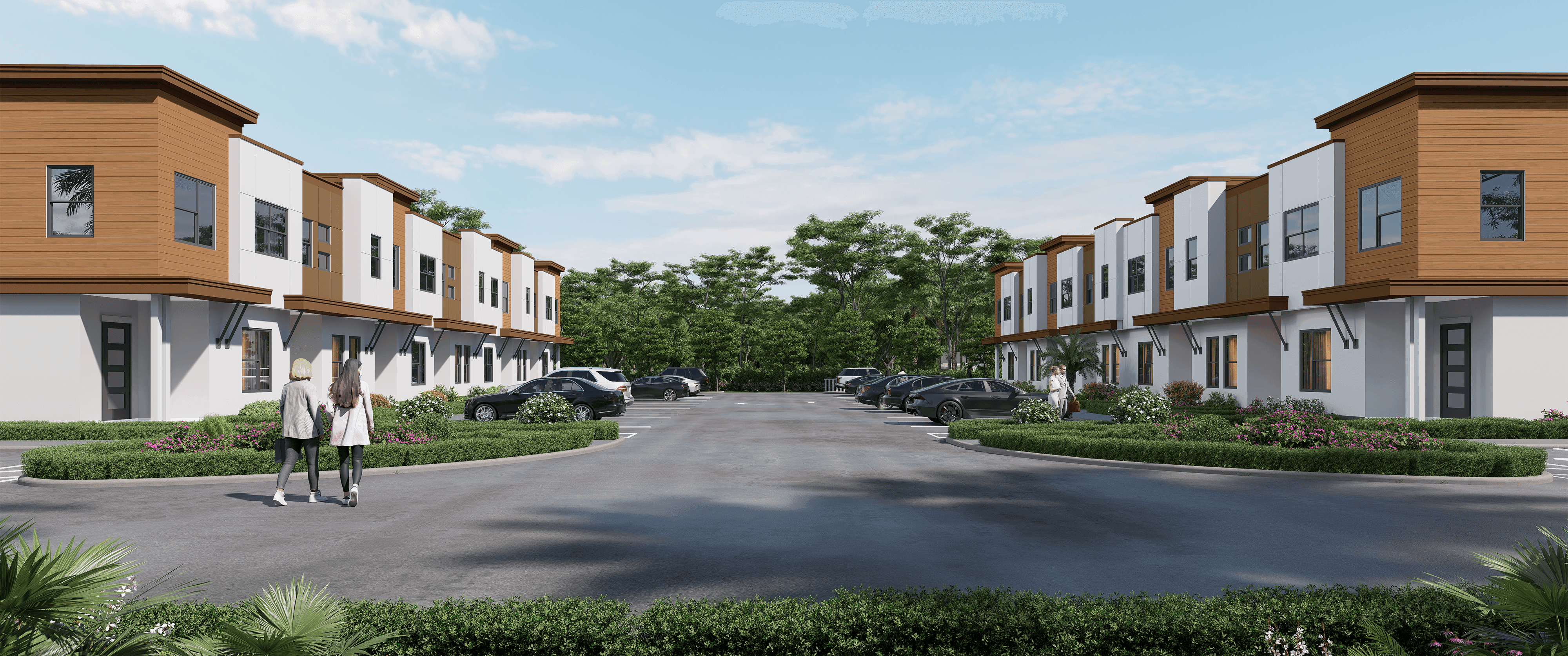 Sunset Cove Villas exterior rendering in Orlando, Florida